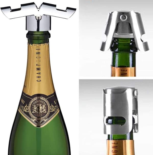 Cap, champagneflaskpropp, cap i rostfritt stål, vinpropp, champagne