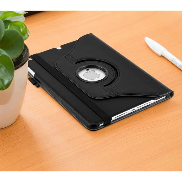 iPad 9.7 2018/2017,iPad Air- case - 360 graders roterande case Smart case med pennhållare,Auto Wake/Sleep för iPad 5/6th Generation/iPad Air 1