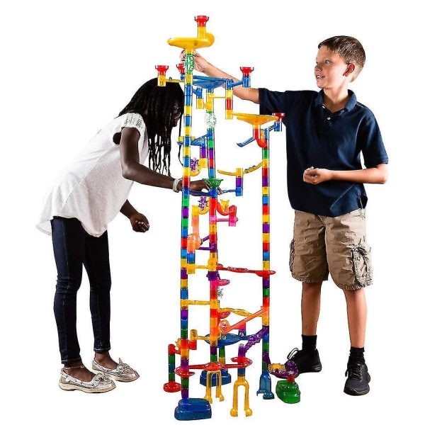 Leksak, 133-delad Superset (30 färgglada pärlor) Pipe Maze Build Toy