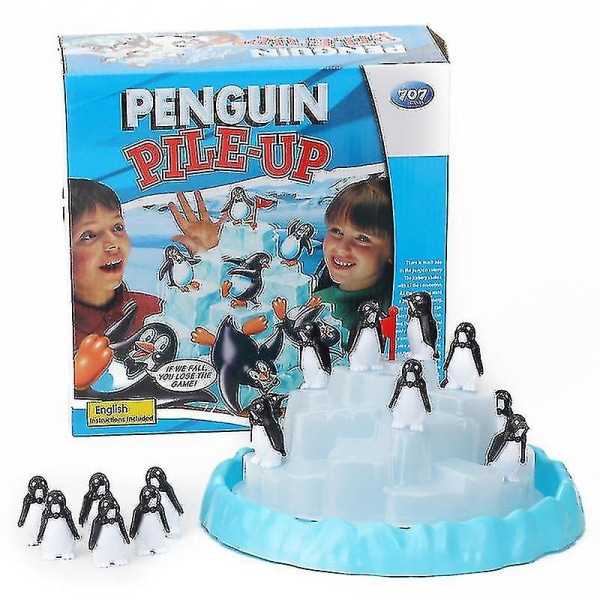 Isberg stapling Pingviner Balans Barns koncentration Logik Träning Förälder-barn Interaktiv brädspel för tidig utbildning Pedagogiska leksaker