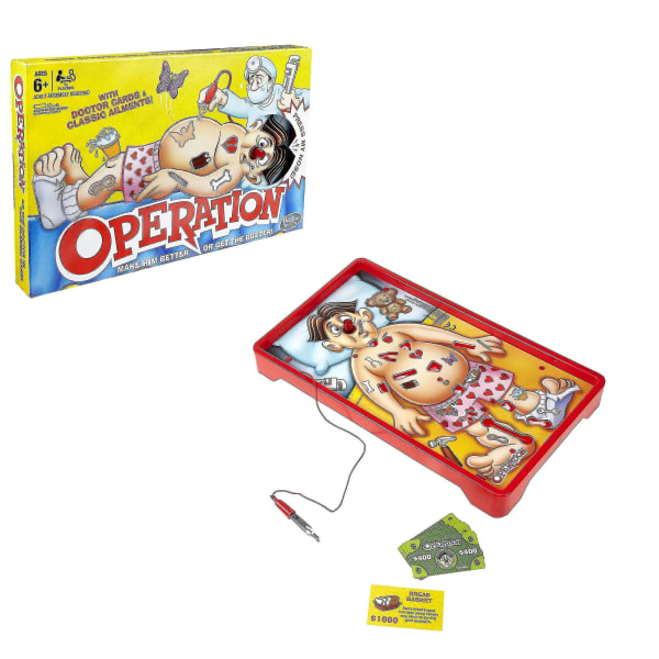 Operation Game Barnspel Träningsspel för barn Flickor Pojkar och familjevänner Pink