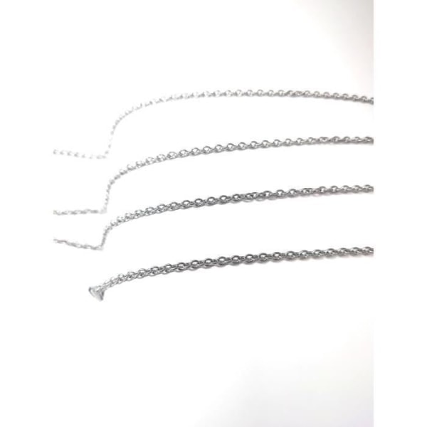 Kedja för graviditet bola - i silver rostfritt stål - 114 cm - Oåterkalleliga smycken