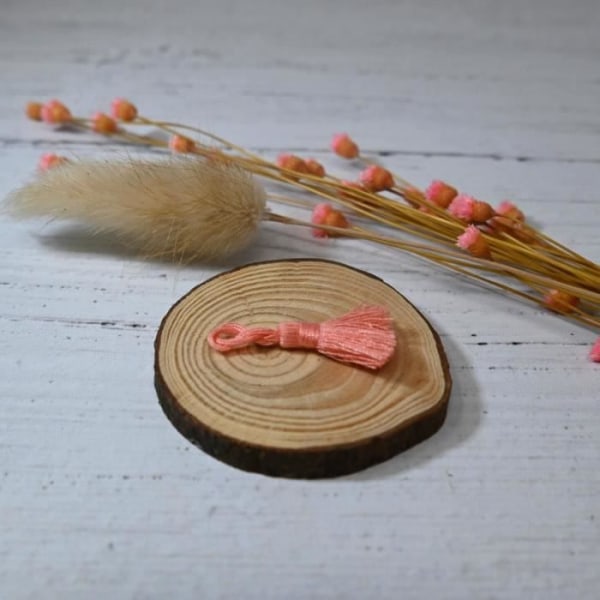 Litet bomullspumphänge - DIY Pregnancy Bola - Coral