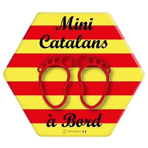 Baby ombord klistermärke - Mini Catalan(e) - Pojkar