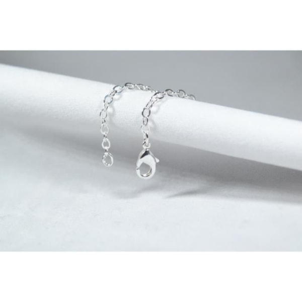 Fin kedja för graviditet bola halsband eller långt halsband - äkta silverpläterad - 87cm - Kabelnät. 1mm - Förlängningskedja