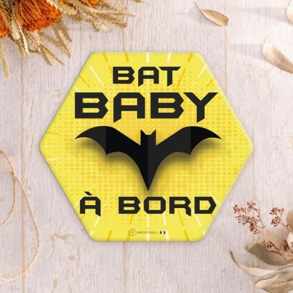 Klistermärke / Baby ombord klistermärke - Bat Baby