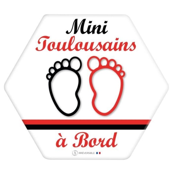Baby ombord klistermärke - Mini Toulousain(e) - Blandat