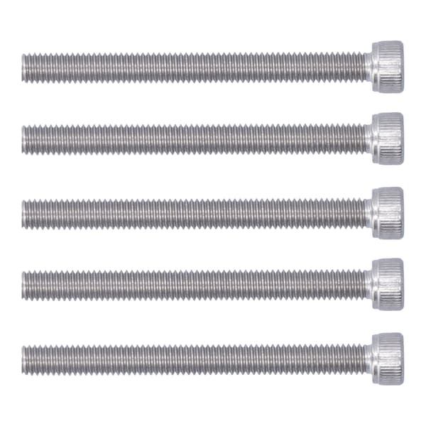 30 stk. A2 70 304 Rustfrit Stål Unbrakoskrue M6x80 Marine Grade Fastgørelseshardware