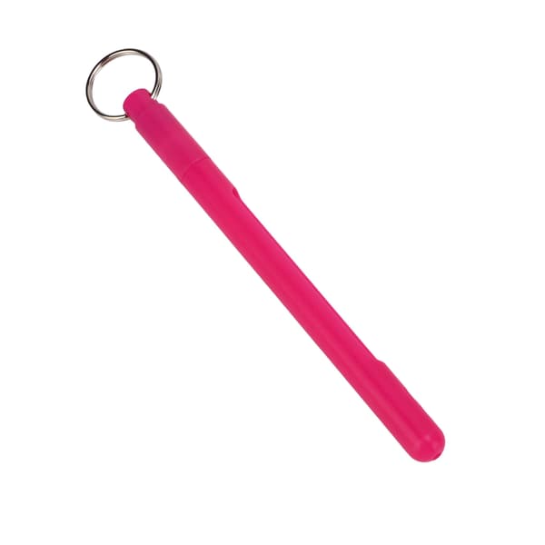 Fluefiskeri Vandstrøm Termometer Eksperimentel Glasstang med Ophængsring Pink
