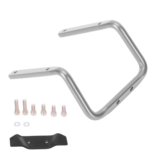 Dubbel vattenflaskhållare adapter för cykelsadelstolpe, silver