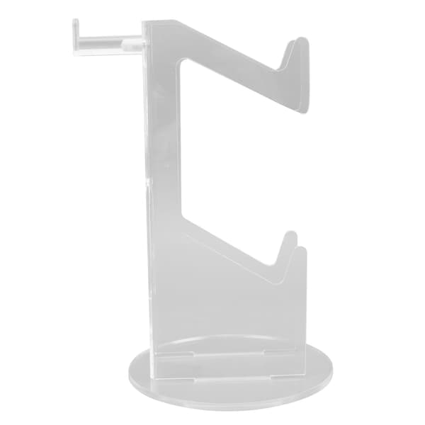 Spilcontrollerholder Akryl Stabil Pladsbesparende Headset Controller Stand til Skrivebord Gave Gennemsigtig og Gennemsigtig Afrundet Bund