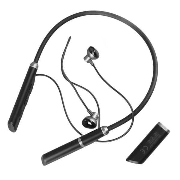 Nackbands Bluetooth-hörlurar Brusreducerande Stark Bas Stereo Svettsäkra Trådlösa Sportörsnäckor