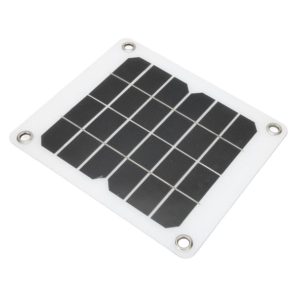 5V 20W Monokrystallinsk Solcellepanel Bærbar USB-lading for Bil Båt RV Telefon