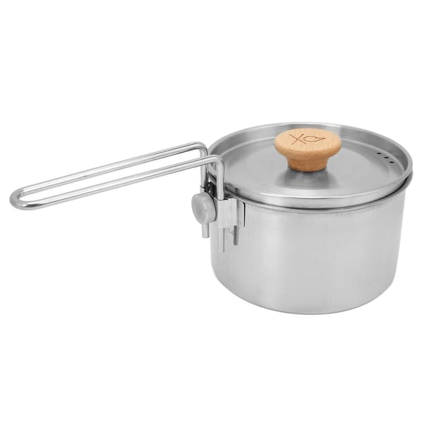Multifunksjonell Sammenleggbar Bento-boks i Rustfritt Stål, Matboks for Utendørsbruk, Kokekar