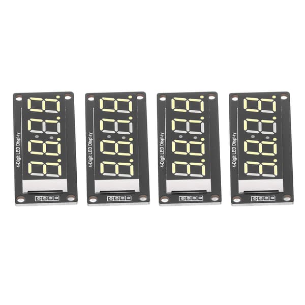 4 Sæt TM1637 0.56in Gul 4 Cifret 7 Segment LED Display Ur Modul MRA041E