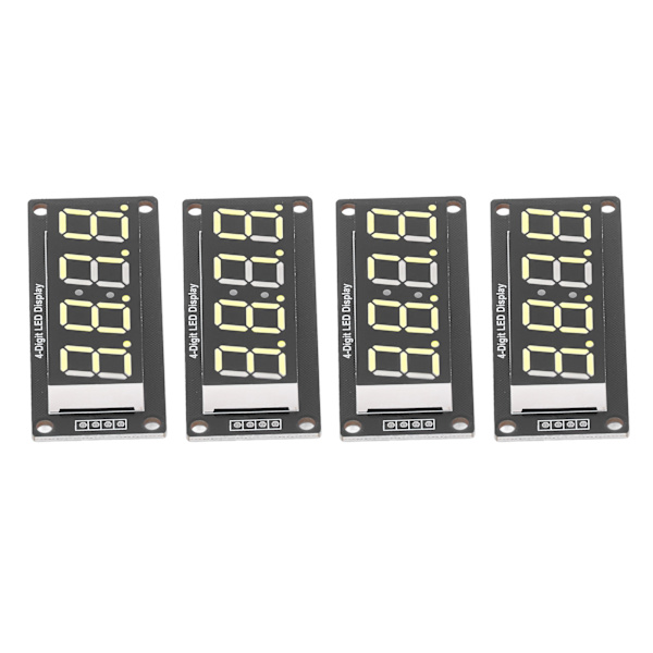 4 Set TM1637 0.56in Gul 4 Siffrig 7 Segment LED Display Klockmodul MRA041E