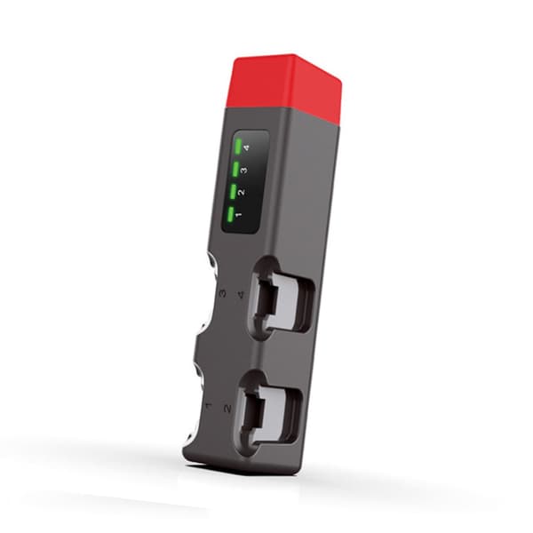 Switch-ohjaimen lataustelakka LED-merkkivalolla, mini-USB-latausasema
