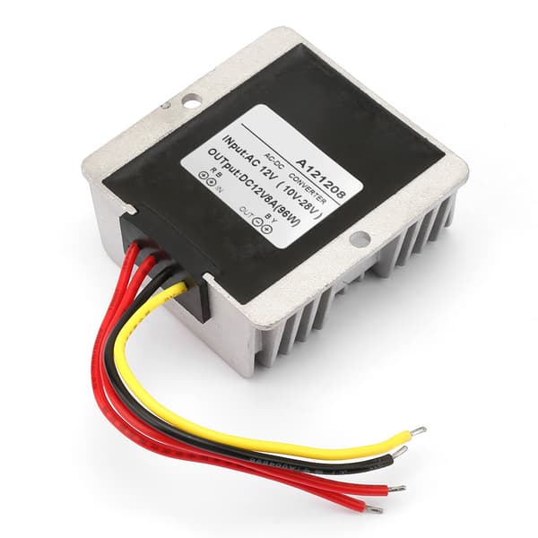 AC12V til DC12V Stor aluminiumskal AC-DC-konverter strømforsyningsmoduladapter (8A)