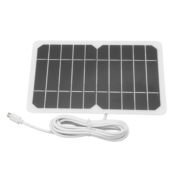 5W 5V Micro USB Solcellepanel DIY Polysilisium Mobiltelefonlader