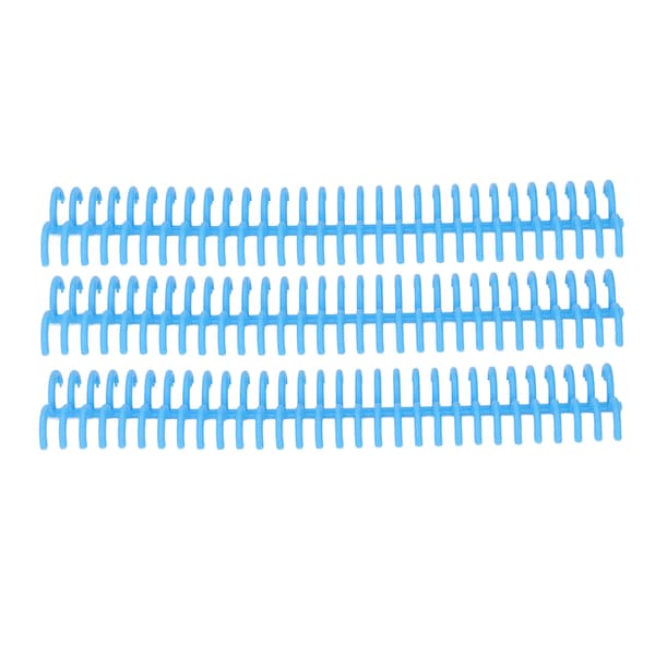 10 st 30 Håls 22mm Innerdiameter Slitstarka Plastbindningsringar Blå Lösblad Rygg