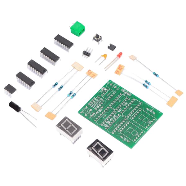 30 60 Sekunders Tællermodul Kit Digital Elektronik Teknologi Timer Loddepraksis Læring