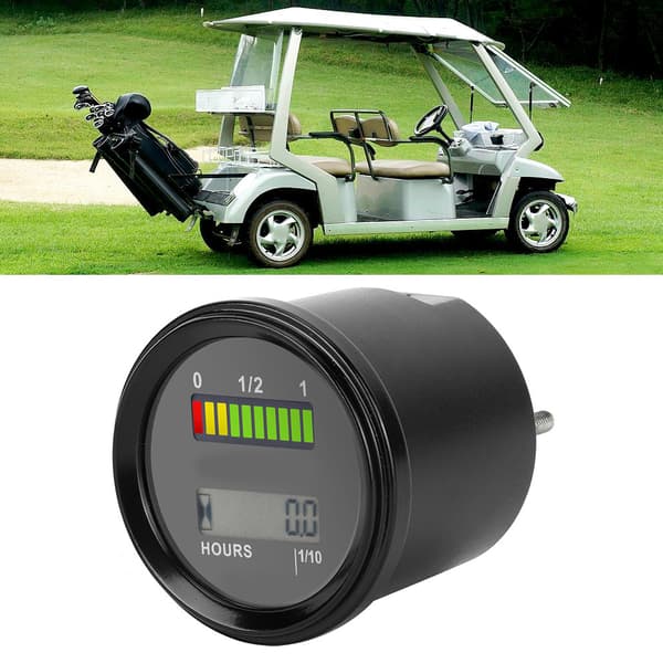 DC12-48V LCD LED Digital Batteriindikator Motor Timer til Golfvogn Gaffeltruck