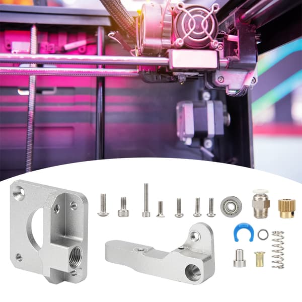 Uppgraderade Silvergrå Extruderdelar 3D-skrivartillbehör för 1,75 mm förbrukningsmaterial