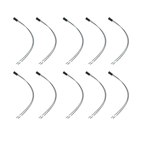 10-pak G4 LED-lampesokkel Silikone Halogenholder til MR16 MR11