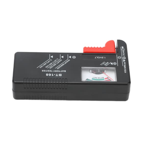 Pointer BT168 Batterikapacitetstester Bærbar Batterikontroller til 1,5V 9V Batteri