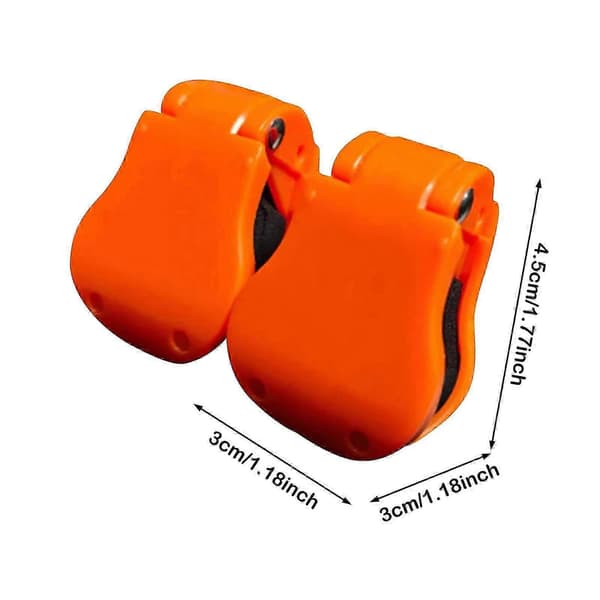 Multifunktionel stangholder Elastisk fiskestangsholderrem Orange