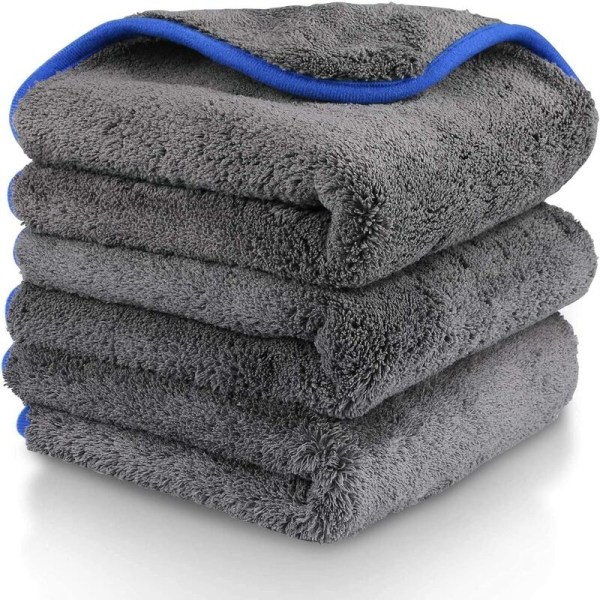 Microfiber Cleaning Cloth, Set of 3 Microfiber Cloths, Soft, Anti-Scratch, Ultra-Absorbent, Quick-Drying, for Kitchen, B