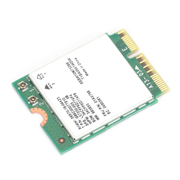 M2 Netværkskort Dual Band Bluetooth 5.0 802.11ac 2.4Gbps WiFi AX201NGW Computerudstyr