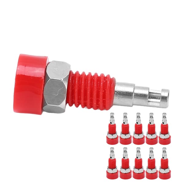 10 stk. 2 mm Banan Hunn Jack Socket Connector Adapter Panel Mini Bindingspost for Elektroniske Instrumenter