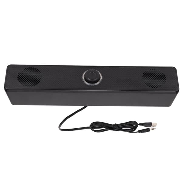 E 350TS USB-driven 3,5 mm ingång Dator Soundbar med volymkontroll för stationär PC Laptop Tablet
