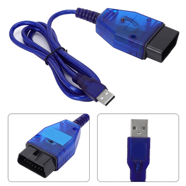 Bildiagnostisk Testledning til KKL USB Scannerkabel Passer til Fiat