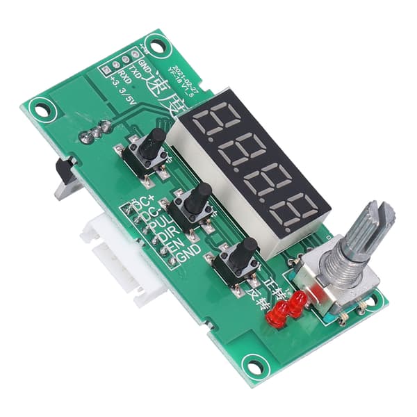 Stegmotordrivkort Digital Display Hastighetsregulator Modul DC8 24V Stabil