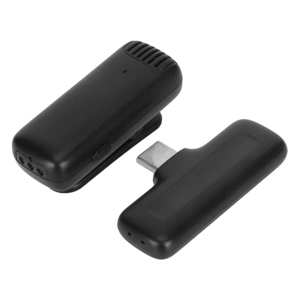 Trådløs Lavalier Revers Mikrofon Støjreducerende Auto Synkronisering Plug and Play Auto Parring Trådløs Clip On Mikrofon
