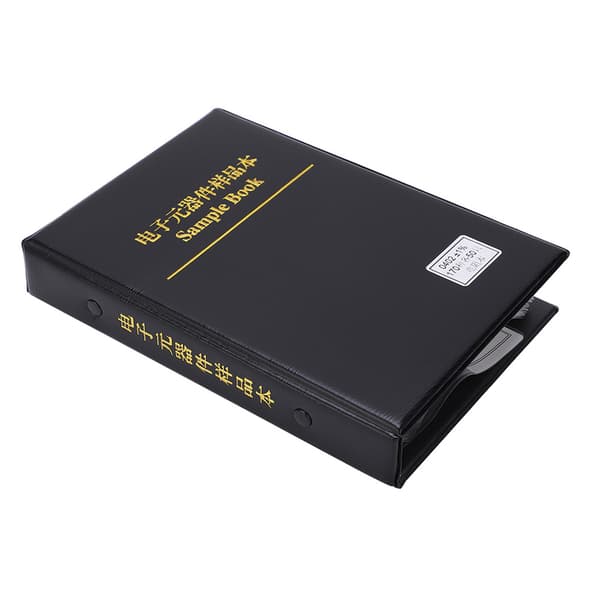 0402 Serie 170 Værdi Modstandssortiment Kit Elektroniske Komponenter Prøvebog Sort