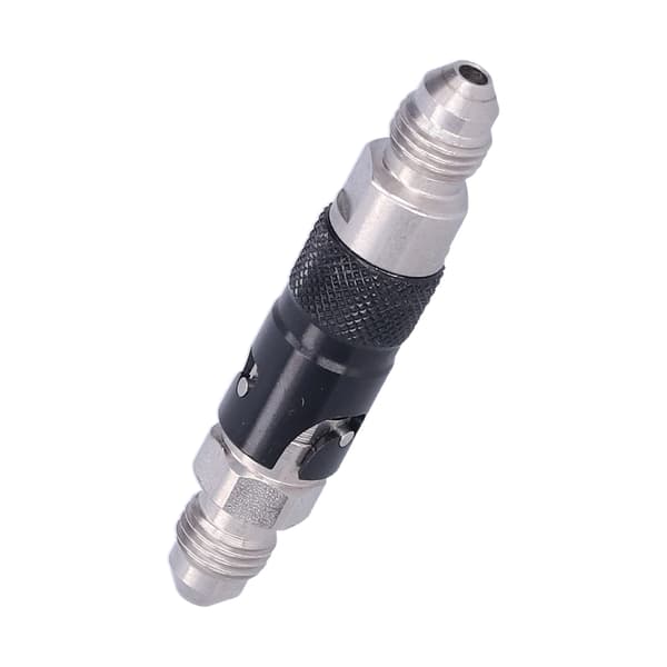 AN3 Quick Release-forbindelse Aluminiumlegering Bremseledning Olie Brændstofvæske Slangefitting SW-21032-BL