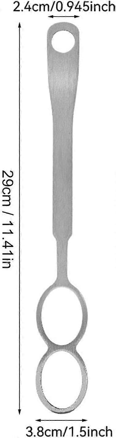 Eggvisp, Eggvisp, Manuell Multifunksjonell Visp i Rustfritt Stål, Ergonomisk Grep 304, For Matlaging Krem Smør Baking Mat Pannekake Kaffe Brød Two hole model