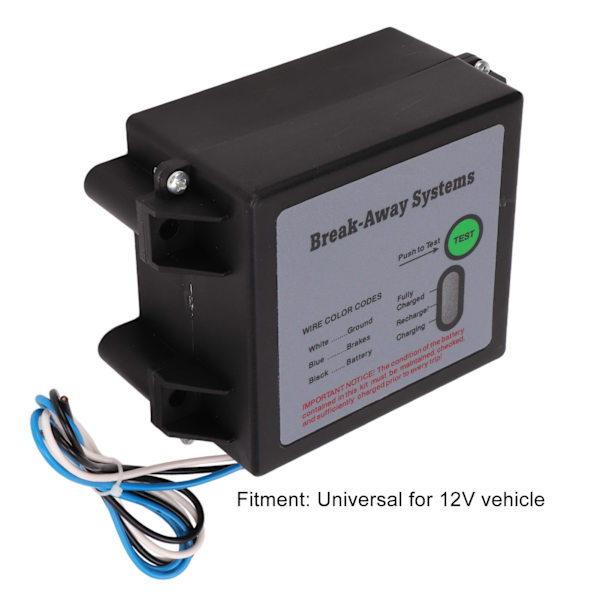 Universal 12V LED Trailer Nødbremse Kit