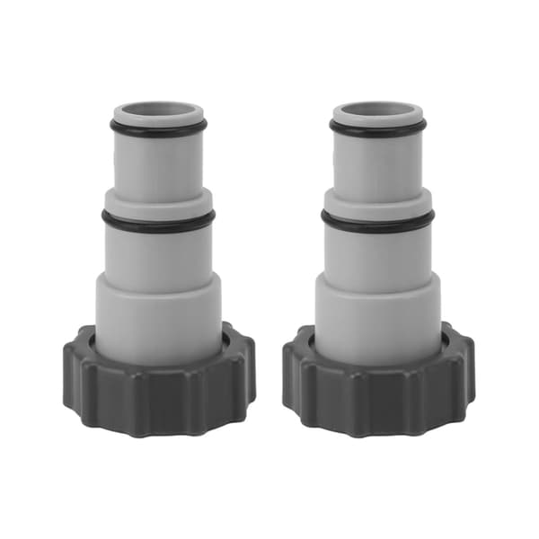 2 STK Poolslangeadapter Erstatning 1,25 Tommer til 1,5 Tommer Type A Poolfilter Slangeadapter til Swimmingpool