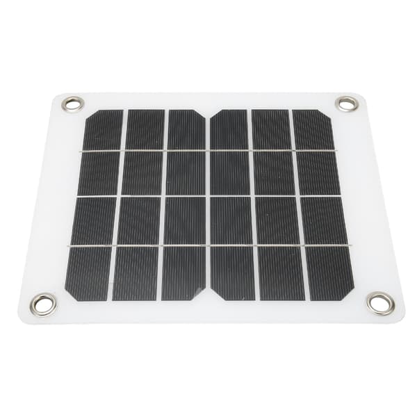 5V 20W Monokrystallinsk Solcellepanel Bærbar USB-lading for Bil Båt RV Telefon