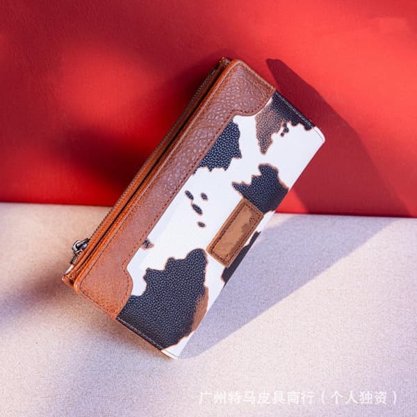 Women's Wallets Slim Bifold Credit Card Holder, B-Brown, Chic