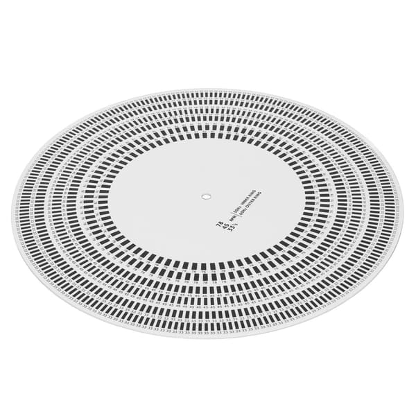 LP Stroboskop Disk Rotationshastighed Detektion Kalibreringsdisk til Vinyl Pladespiller