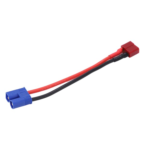Han til T-hoved hun batteriadapterkabel blød silikone 12,7 cm til RC bil fly skib