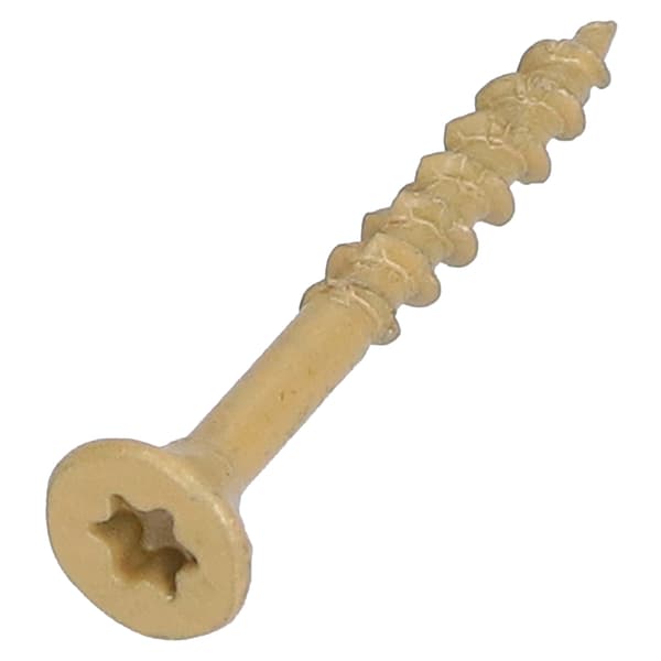 100 stk. T25 Stjerneforsenket Rundt Hode Halv Tann Skruer 4,2x32mm Trebearbeidingsfester