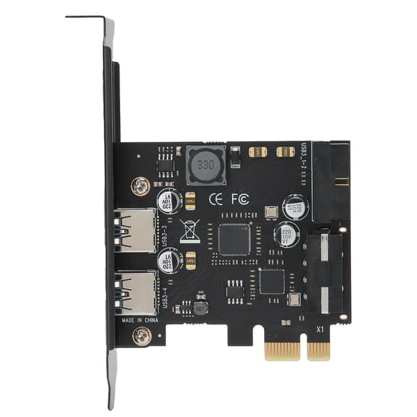 STW3002 PCI Express-kort PCIE til USB 3.0 20-pin udvidelseskort til stationær computer