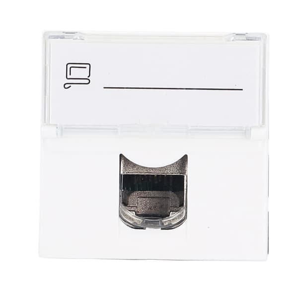 CAT6A Skærmet RJ45 Netværks Jack Modul Fransk Adapter ABS Computertilbehør