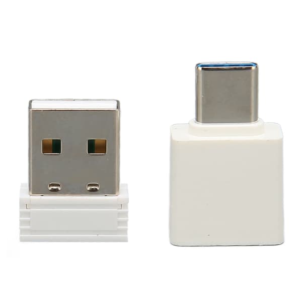 Mini Mouse Jiggler Uopdagelig Automatisk Driverfri USB Musebevæger Wiggler til Computer Hvid